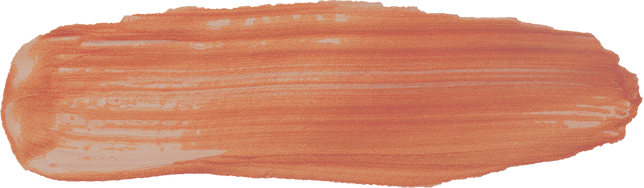 Isolated Stroked of Wet Brown Paint 