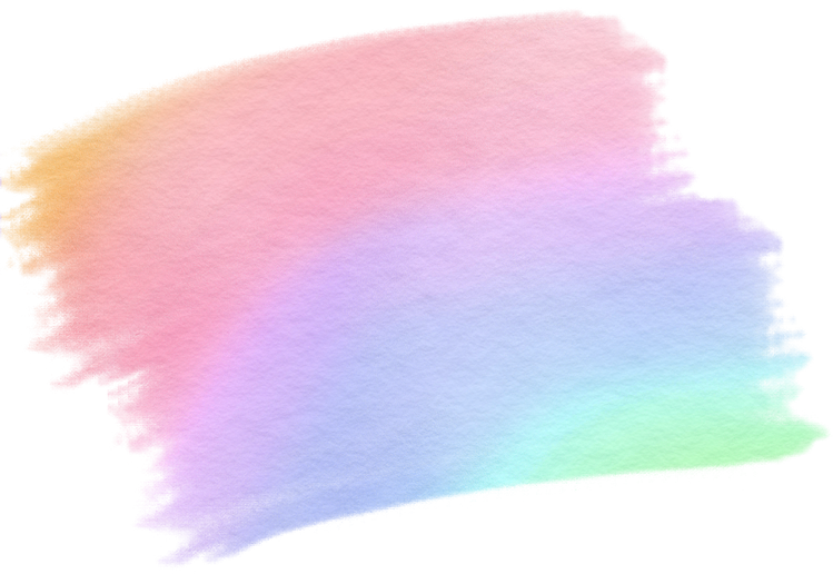 Pink and Blue Ink Smears